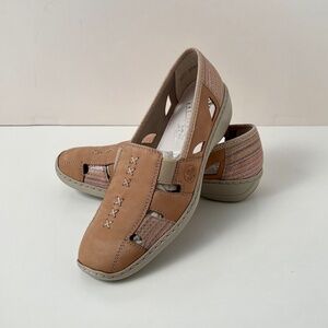 Rieker 41385 Nubuck Leather Slip-On Shoes – Women’s Size 8 – New